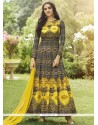Multi Colour Fancy Fabric Floor Length Anarkali Suit