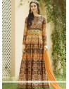 Fancy Fabric Floor Length Anarkali Suit