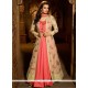 Satin Silk Pink Readymade Suit