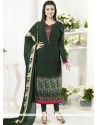 Ayesha Takia Embroidered Work Churidar Designer Suit