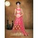 Pink Banglori Silk With Embroidery Work Lehenga Choli For Girls