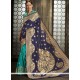 Art Silk Weaving Work Designer Half N Half Saree