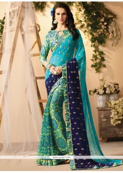 Lace Work Casual Saree