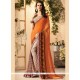 Brasso Multi Colour Print Work Casual Saree