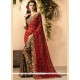 Faux Georgette Lace Work Casual Saree