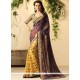 Fancy Fabric Lace Work Casual Saree