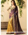 Fancy Fabric Lace Work Casual Saree