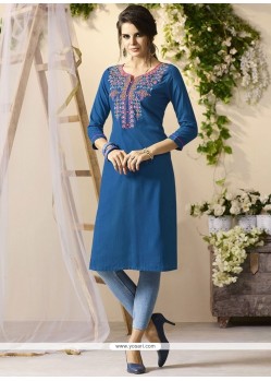 Embroidered Work Party Wear Kurti