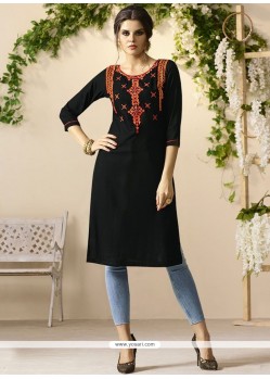 Embroidered Work Party Wear Kurti