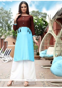 Blue Party Wear Kurti