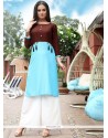 Blue Party Wear Kurti