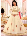 Ayesha Takia White Faux Georgette Floor Length Anarkali Suit