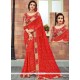 Red Classic Designer Saree