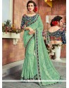 Sea Green Saree