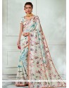 Print Work Multi Colour Traditional Saree