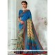 Multi Colour Tussar Silk Traditional Saree