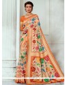 Tussar Silk Multi Colour Traditional Saree