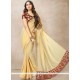 Faux Georgette Hand Work Work Saree