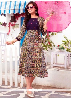 Multi Colour Party Wear Kurti