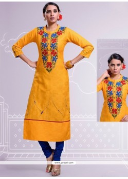 Embroidered Work Party Wear Kurti