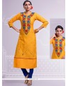 Embroidered Work Party Wear Kurti