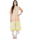 Cotton Print Work Party Wear Kurti