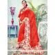Satin Multi Colour Printed Saree