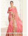 Pink Designer Saree