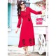 Red Party Wear Kurti