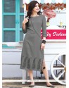 Grey Party Wear Kurti