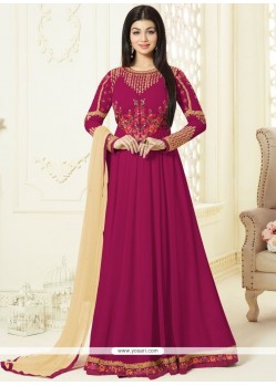 Ayesha Takia Magenta Floor Length Anarkali Suit