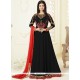 Ayesha Takia Black Floor Length Anarkali Suit