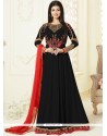 Ayesha Takia Black Floor Length Anarkali Suit