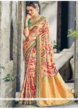 Multi Colour Weaving Work Designer Traditional Saree