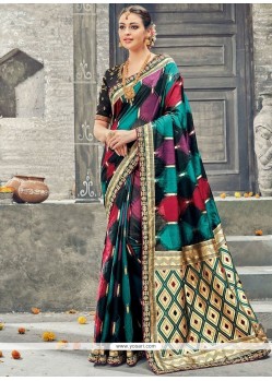 Black Designer Traditional Saree