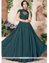 Net Zari Work Designer Gown