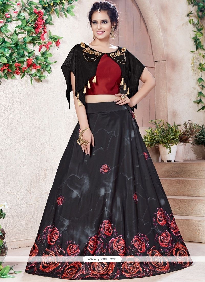 Black Lehenga Choli For 25 Year Girl Buy Online Collection