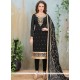 Black Churidar Suit