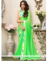 Faux Chiffon Print Work Printed Saree