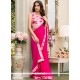 Faux Chiffon Print Work Printed Saree