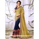 Faux Georgette Designer Half N Half Saree