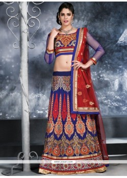 Net Lace Work Lehenga Choli