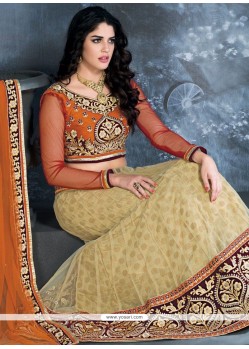 Beige Lehenga Choli