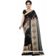 Resham Chanderi Cotton Classic Saree In Black