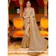 Art Silk Beige Classic Designer Saree