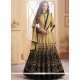 Resham Work Tafeta Silk Anarkali Salwar Suit