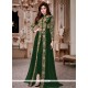 Shamita Shetty Green Faux Georgette Resham Work Anarkali Salwar Suit