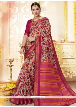 Weaving Work Multi Colour Traditional Designer Saree