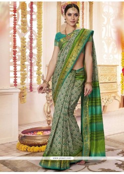 Polyester Multi Colour Weaving Work Traditional Designer Saree