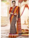 Polyester Weaving Work Traditional Saree